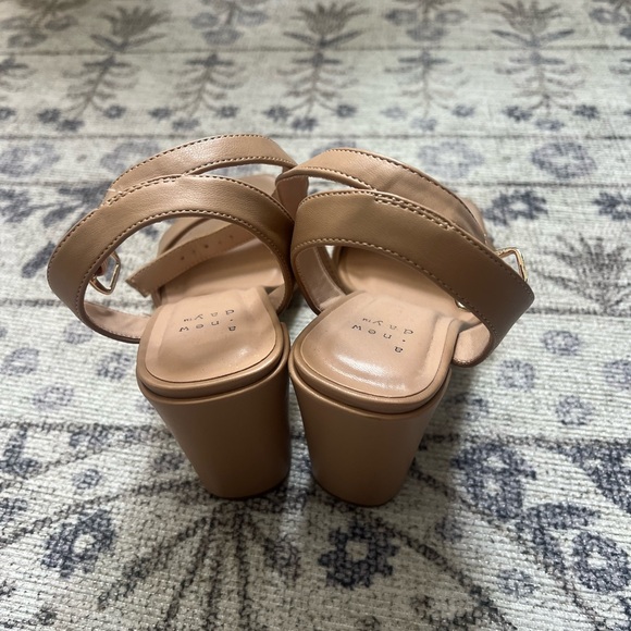 A New Day Women's Beige Strappy Heels - Picture 2 of 3
